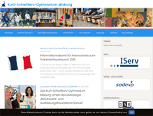 Tablet Screenshot of kurt-schwitters-gym.de